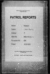 Patrol Reports. Western District, Lake Murray, 1959 - 1960