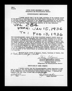 Volume 284: January 15, 1936 - February 13, 1936