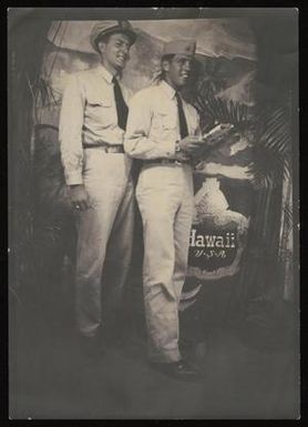 [James R. Connor and Serviceman]