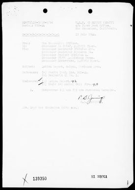 USS MCDERMUT - Rep of opers in support of the invasion of Saipan Island, Marianas, 6/13-24/44