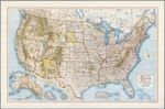 Rand McNally Recreational Map of the United States. (insets) Puerto Rico. Alaska. Hawaii.