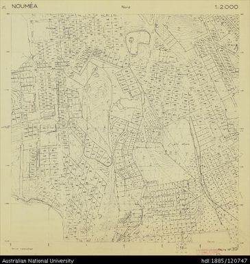 New Caledonia, Noumea, Sheet 39, 1:2 000