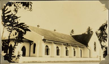 Jubilee Memorial Church at Malua, near Apia, Samoa, 1928