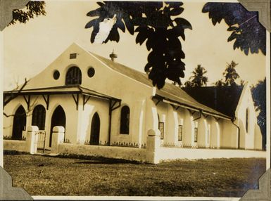 Jubilee Memorial Church at Malua, near Apia?, Samoa, 1928