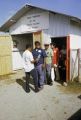 Federated States of Micronesia, people in security line at Yap Island airport