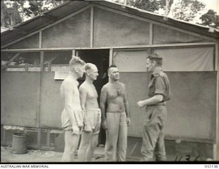 NADZAB, NEW GUINEA. 1944-05-09. NO. 23 MEDICAL CLEARING STATION (MCS) RAAF WAS THE FIRST FORWARD RAAF UNIT TO USE PENICILLIN TO SAVE THE LIFE OF AN AIRMAN. THE UNIT DOCTOR, SQUADRON LEADER (SQN ..