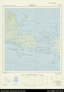 Solomon Islands, British Solomon Islands Protectorate, Choiseul, Series: X711, Sheet 7-157-7, 1971, 1:50 000