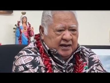 Ta'ita'i 'o le HRPP Hon. Tuilaepa Sailele Malielegaoi ma le vasega 'o Tusitala (24 March 2025)