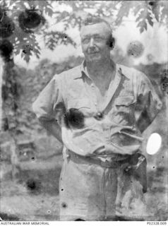 Assistant Medical Officer Arthur Coomber on patrol in the Maprik District with a holstered Luger pistol on his belt. When New Guinea was invaded by Japanese forces in 1942 Arthur Coomber's family ..