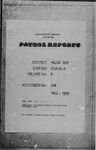 Patrol Reports. Milne Bay District, Esa'ala, 1953 - 1955