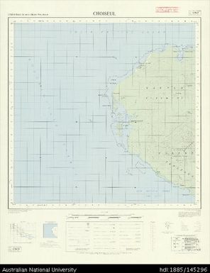 Solomon Islands, British Solomon Islands Protectorate, Choiseul, Series: X711, Sheet 6-156-10, 1971, 1:50 000