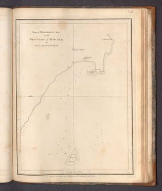 Plan of Billimbing Bay on the West-Coast of Sumatra by Charles Gustavus Wahlfeldt.