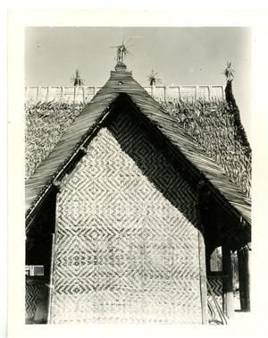 [Close-Up of Woven Memorial Chapel in Guadalcanal]