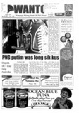 Wantok Niuspepa--Issue No. 1816 (May 28, 2009)