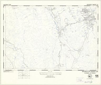 Milinch of ... : fourmil of ... (11 - Fourmil of Ramu - Milinch of Hagen SW (1972 ed))