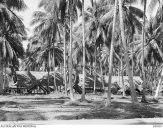 AITAPE, NEW GUINEA. 1944-11-01. HQ 6 DIVISION SITE IN THE NEWLY ESTABLISHED AREA 4 - 5 MILES SOUTH OF AITAPE