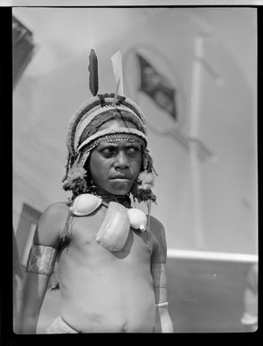 Local girl in traditional dress, Goroka, Eastern Highlands, Papua New Guinea