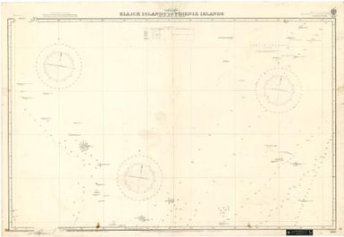 Ellice Islands to Phœnix Islands, Pacific Ocean / compiled from the latest surveys