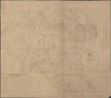 Map of District of Morobe (J.R. Black Map Collection / Item 90)