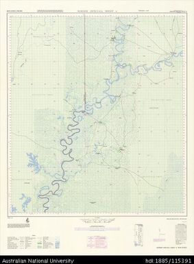 Papua New Guinea, Border (Special), Sheet 6, 1966, 1:100 000