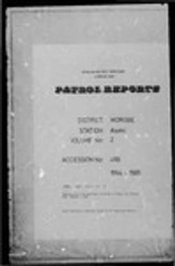 Patrol Reports. Morobe District, Aseki, 1964 - 1965