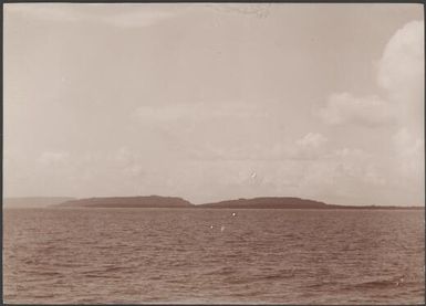 Loh viewed from sea, Torres Islands, 1906 / J.W. Beattie