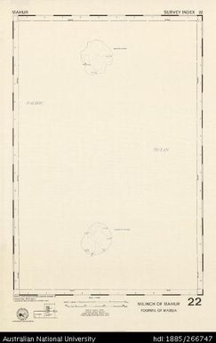 Papua New Guinea, Mahur, Survey Index 22, 1:50 000, 1971