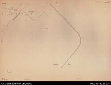 Fiji, Viti Levu, Suva, Cadastral, 2-Chain Series, Sheet M8-1-28, 1960, 1:1 584