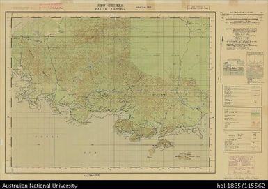 Papua New Guinea, Southern New Guinea, Baxter Harbour, 1 Inch series, Sheet 1274, 1943, 1:63 360