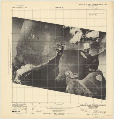 [Papua New Guinea 1:30,000 photomap] (Mugula Island to Basilaki Island 8)