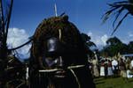 Morobe native in dance rig, 1959?