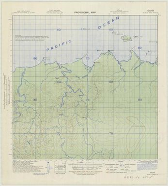 New Britain, provisional map (Gaho)
