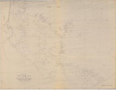 Map of north eastern portion of district of the Madang, Territory of New Guinea