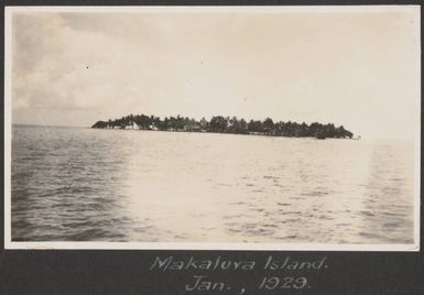 Makuluva Island, Fiji, January 1929