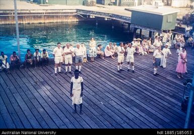 Bulolo - leaving Samarai Wharf