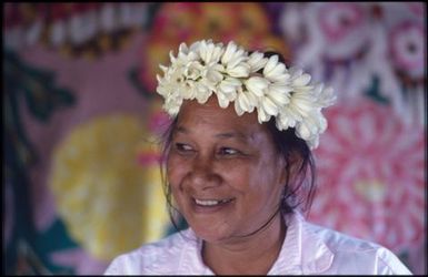 Female guest, Rarotongan wedding