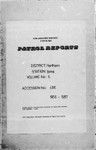 Patrol Reports. Northern District, Ioma, 1956 - 1957