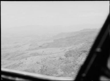 View over Lambasa from a window of a plane, Fiji, 1966 / Michael Terry