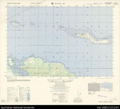 Papua New Guinea, Admiralty Islands, Bowat SE, Series: AMS T893, Sheet 3651 III SE, 1:25 000, 1958