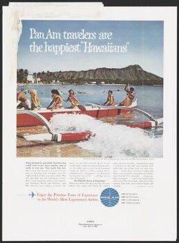 Pan Am travelers are the happiest "Hawaiians"