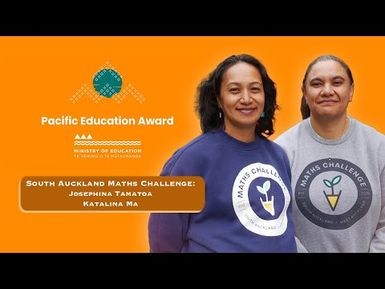 Meet Pacific Education Award Winner South Auckland Maths Challenge | SunPix Awards 2023