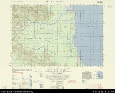 Papua New Guinea, Bougainville, Laluai Point, Series: AMS X713, Sheet 6938 II, 1966, 1:50 000