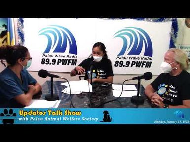 Updates with Palau Animal Welfare Society (Jan. 31, 2022)
