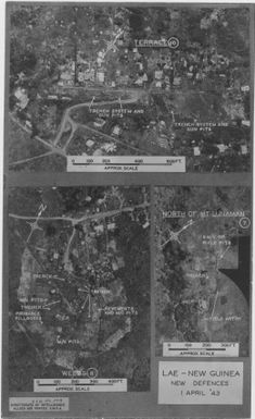 [Aerial photographs relating to the Japanese occupation of Lae, Papua New Guinea, 1943] (78)