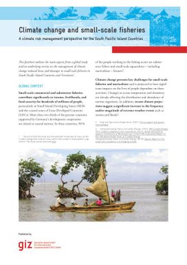 Climate Change and Small-scale Fisheries - A Climate Risk Management Perspective for the South Pacific Island Countries