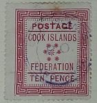 Stamp: Cook Islands Ten Pence