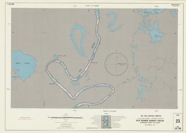 Fly River chart folio Korimoro Point to Kiunga navigation charts : hydrographic survey of the Fly River, Papua New Guinea - Western Province (23)