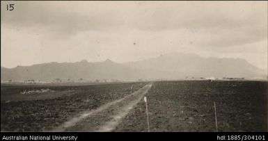 Land prepared for drilling and ploughing