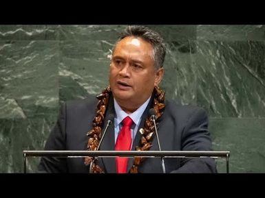 Fofōgaina le Sao ‘o Sāmoa ‘I le United Nations - Sui Palemia Hon. Toelupe Poumulinuku Onesemo