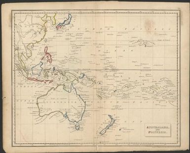 Australasia and Polynesia : drawn & engraved by Russell & Sons